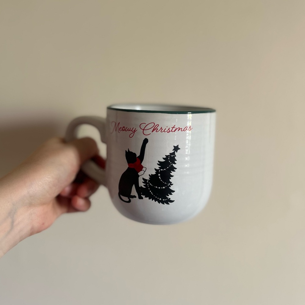 Cat Christmas mug